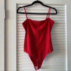 Never Worn! Reformation Spaghetti tank bodysuit